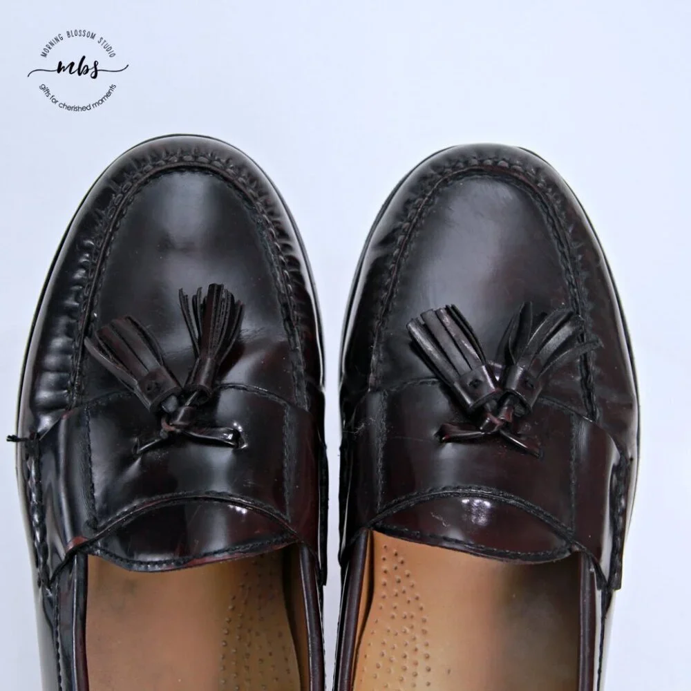 Cole Haan Pinch‎ Leather Tassel Loafer Burgundy Men 10